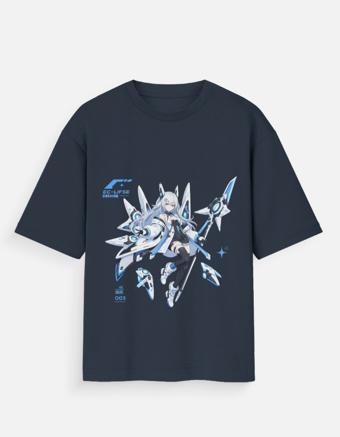 Y3K EVA 2 Unisex Graphic Oversized T Shi - Image 2
