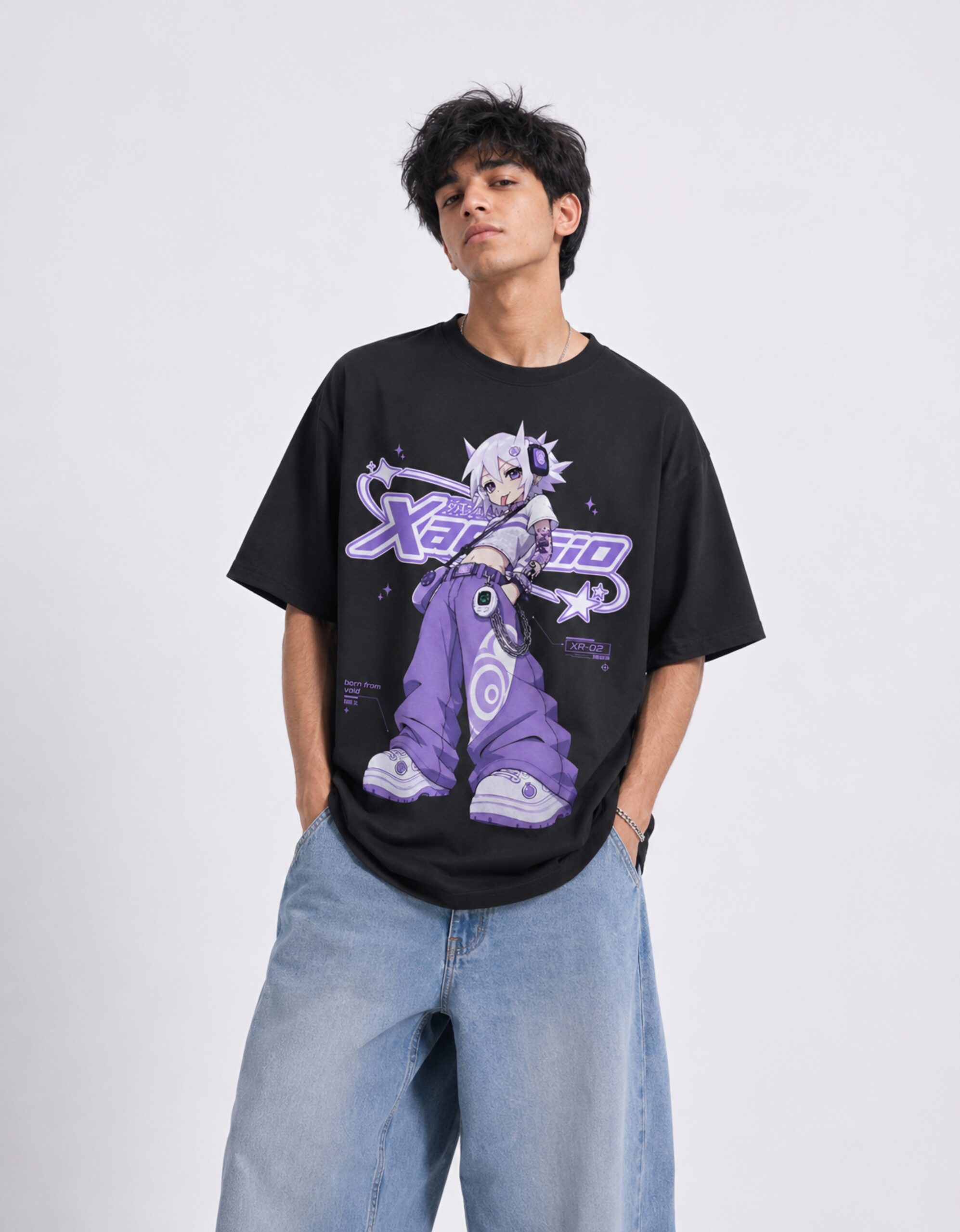 Xaesio Y3K Graphic Oversized Unisex T-Shirt