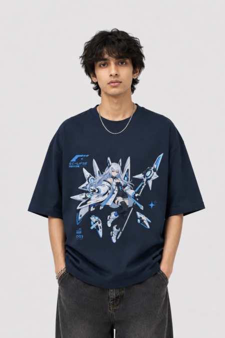 Y3K EVA 2 Unisex Graphic Oversized T Shi