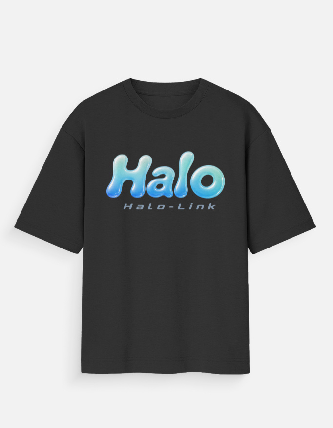 Unisex Frutiger Aero Halo Oversized T Shirt - Image 2