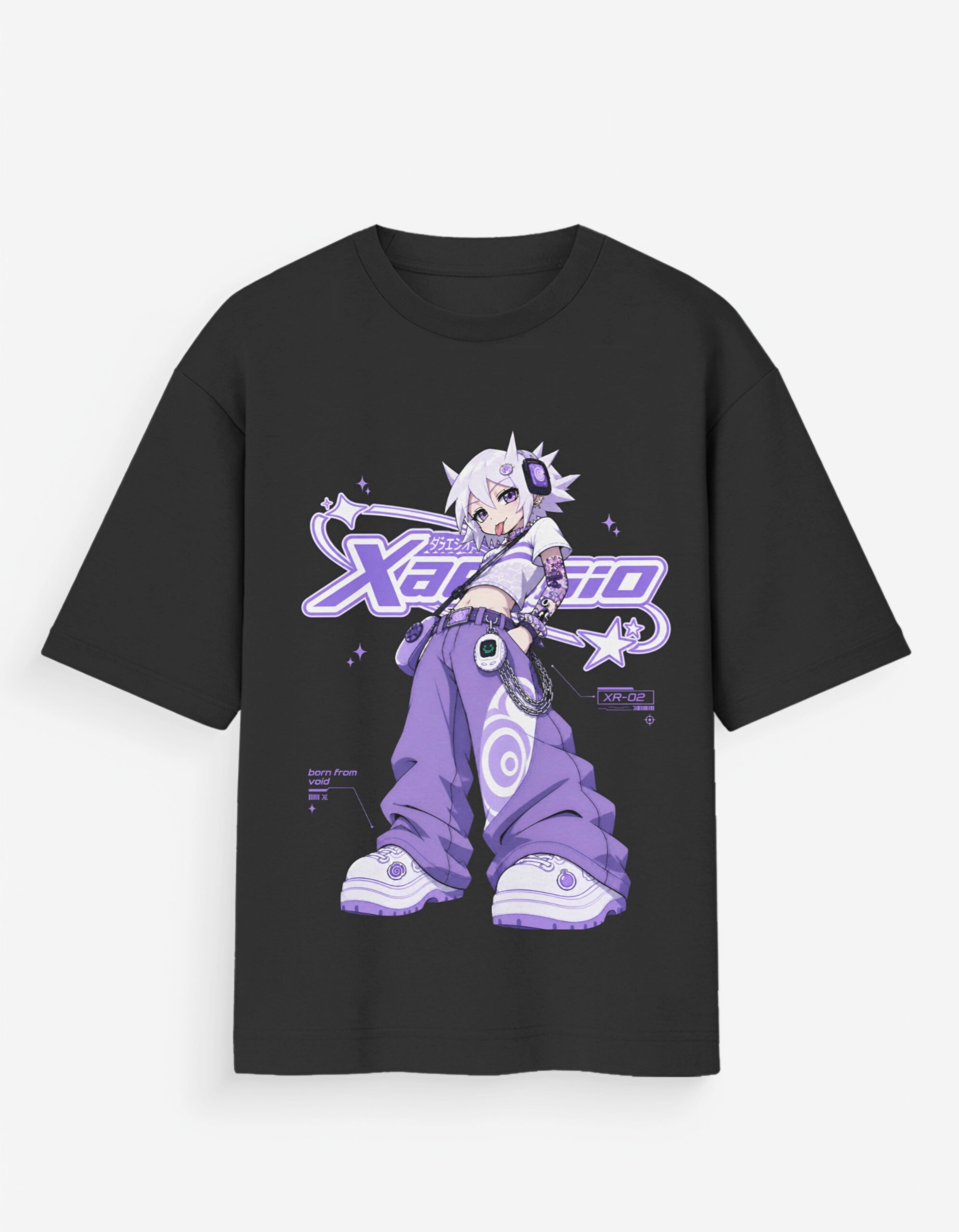 Xaesio Y3K Graphic Oversized Unisex T-Shirt - Image 2