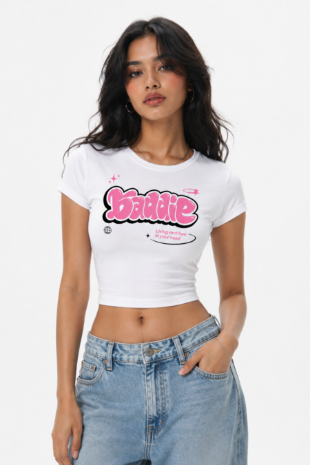 Baddie Y3K Baby Tee
