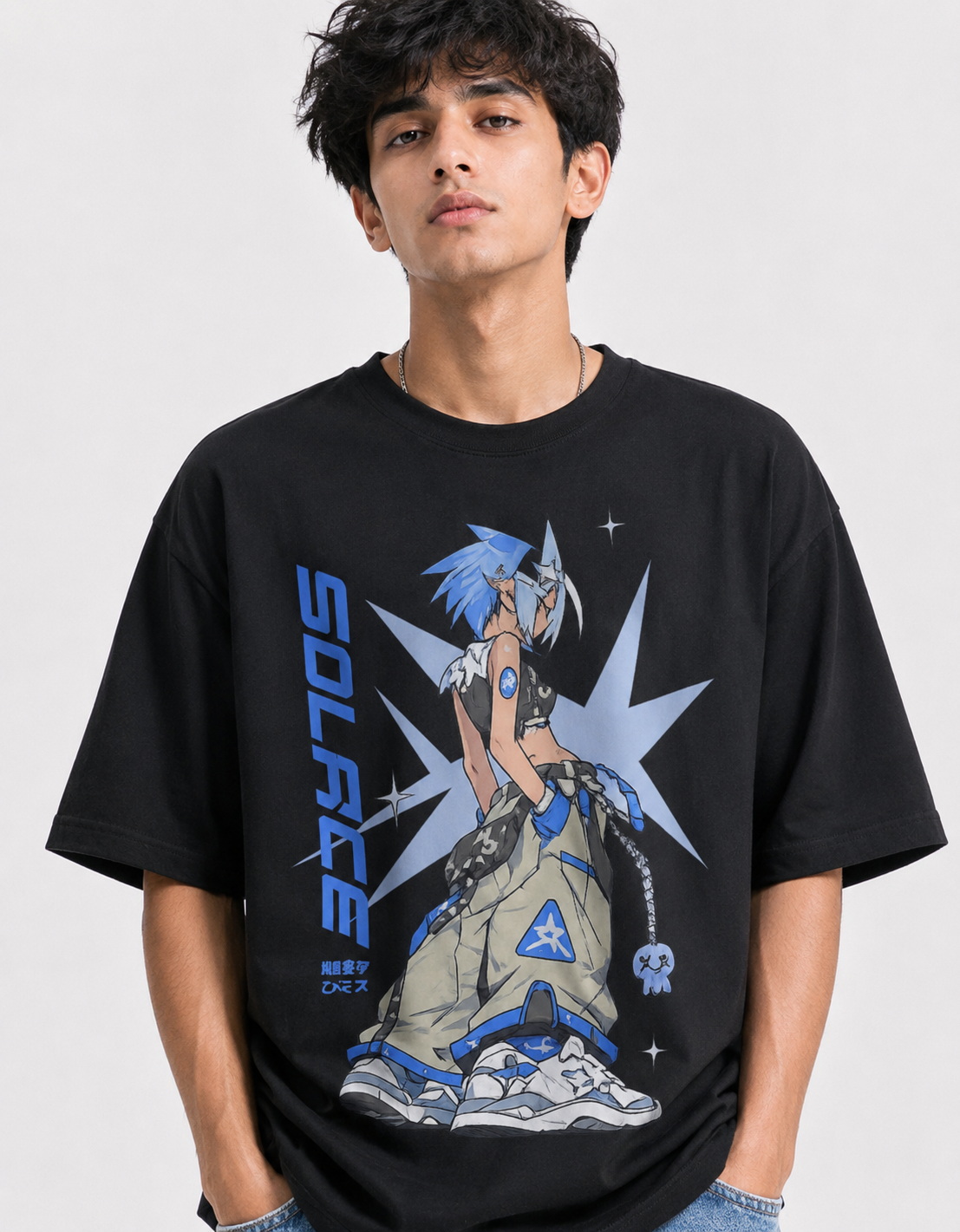 Y3K Style Solace Oversized Unisex T Shirt - Image 3