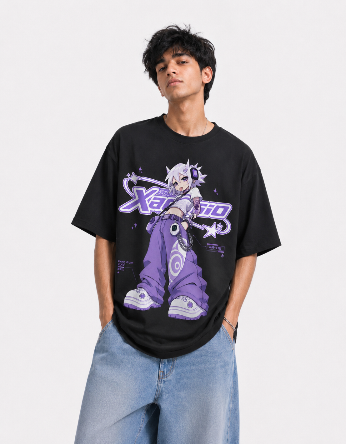 Xaesio Y3K Graphic Oversized Unisex T-Shirt