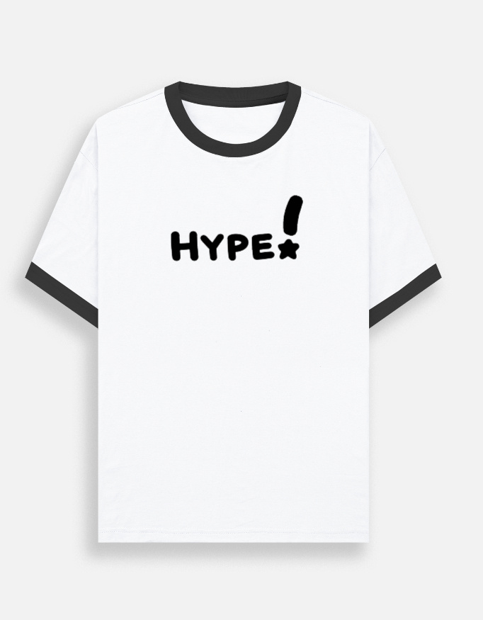 Hype Ringer T-Shirt Unisex - Image 2