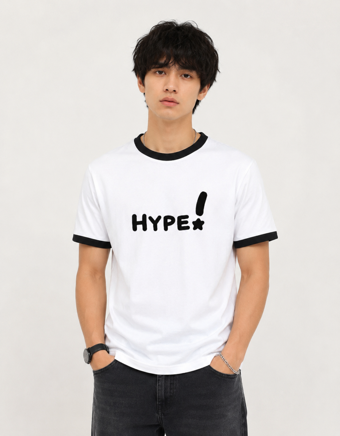 Hype Ringer T-Shirt Unisex